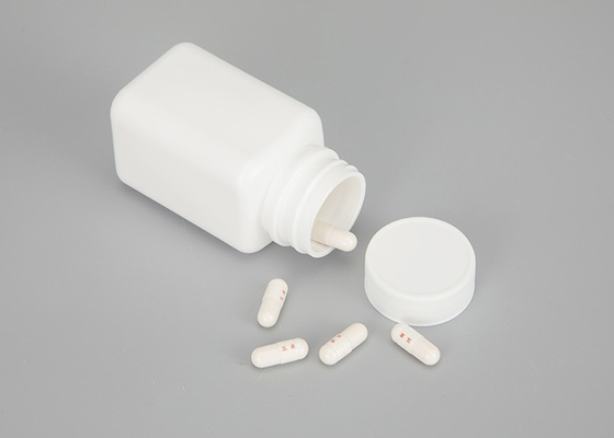 100ml HDPEの空のプラスチック正方形の薬は詰め替え式をびん詰めにする