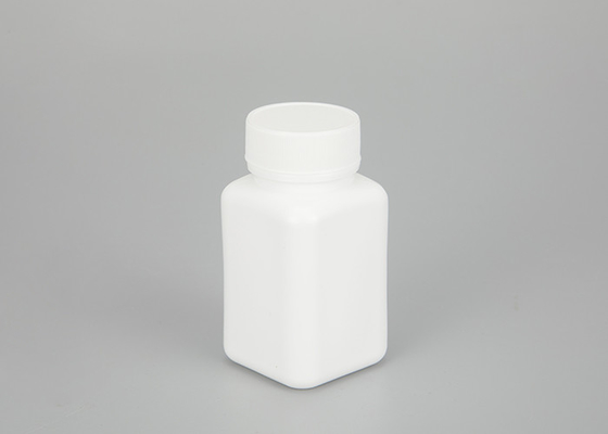 100ml HDPEの空のプラスチック正方形の薬は詰め替え式をびん詰めにする