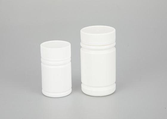 ねじ帽子の薬の化学薬品のために白いプラスチック薬瓶60ml 120ml