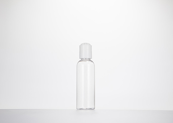 0.5oz 1oz 2oz 3oz 4oz Cosmoの円形のプラスチックは出版物ディスク帽子を持つ明確なペットをびん詰めにする