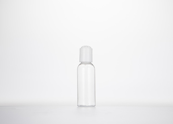 0.5oz 1oz 2oz 3oz 4oz Cosmoの円形のプラスチックは出版物ディスク帽子を持つ明確なペットをびん詰めにする