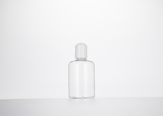 0.5oz 1oz 2oz 3oz 4oz Cosmoの円形のプラスチックは出版物ディスク帽子を持つ明確なペットをびん詰めにする