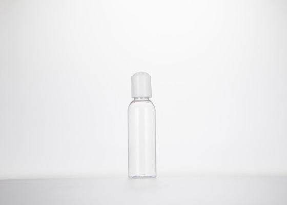 0.5oz 1oz 2oz 3oz 4oz Cosmoの円形のプラスチックは出版物ディスク帽子を持つ明確なペットをびん詰めにする