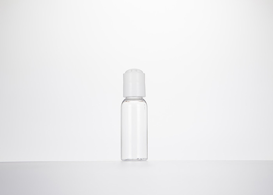 0.5oz 1oz 2oz 3oz 4oz Cosmoの円形のプラスチックは出版物ディスク帽子を持つ明確なペットをびん詰めにする