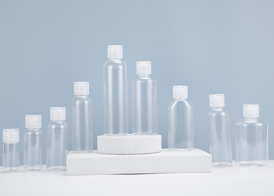 1oz 2oz 3oz 4ozの空のプラスチック ペット フリップ帽子が付いている透明なびんの容器