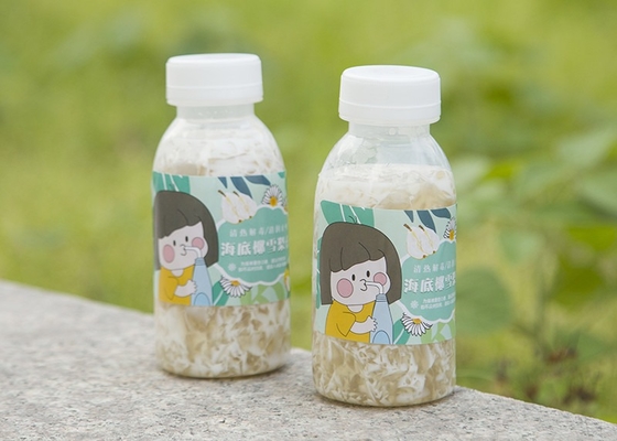 350ml PPは茶びんの高温抵抗力がある熱い満ちるプラスチックびんを搾り出す
