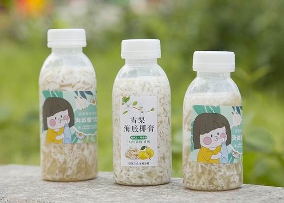 350ml PPは茶びんの高温抵抗力がある熱い満ちるプラスチックびんを搾り出す