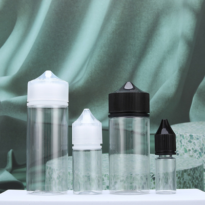 30ml 60ml 蒸気液体ボトル PET 素材 子供 抵抗 閉め BPA 無