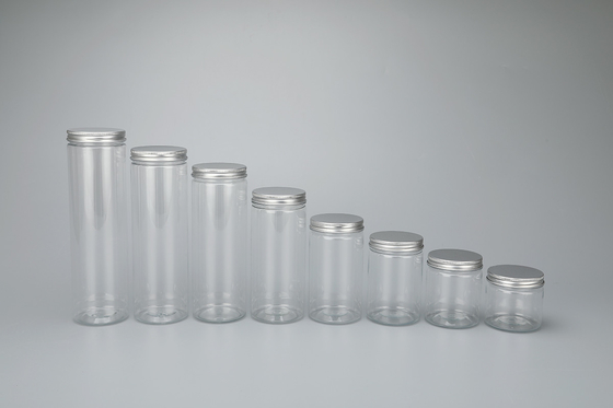 カスタム印刷 プラスチック製の瓶容器 直径65mm 耐久性のある材料