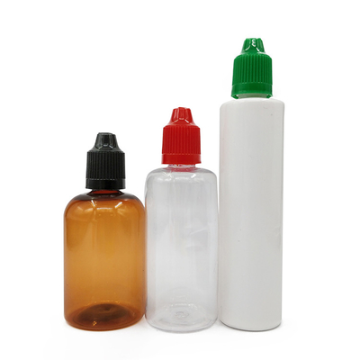60ml 2オンス カスタム 尖ったキャップのプラスチックボトル