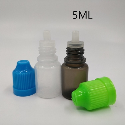 安全で安全な液体保管のためのスクリューキャッププラスチックドロッパーボトル