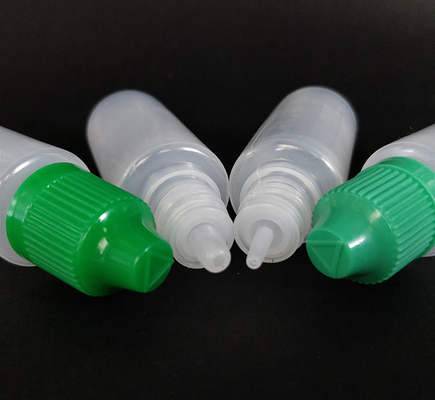 液体配給用 滑らかな表面のプラスチックドロッパー瓶