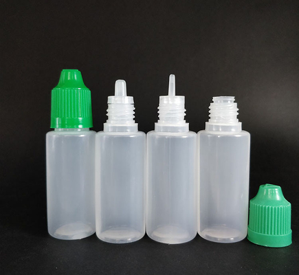 液体配給用 滑らかな表面のプラスチックドロッパー瓶