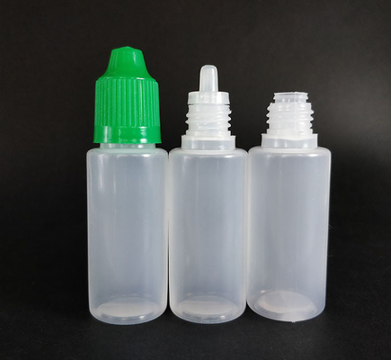 液体配給用 滑らかな表面のプラスチックドロッパー瓶