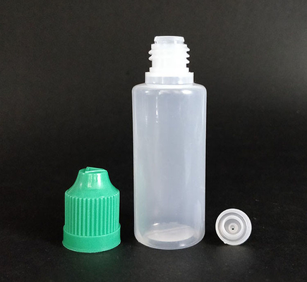 プラスチックドロッパーボトルをカスタマイズする 透明黒色 スクリューキャップ