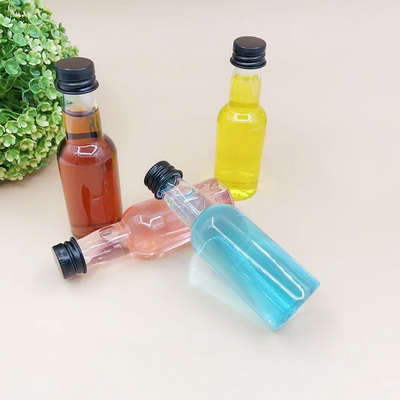 50ml PET プラスチック ボトル 汁 天然汁 ボトルにロゴ 汁 ボトルにカスタムラベル ストック