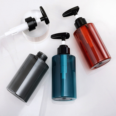 スクリーンプリント フリップトップ閉塞とUV電圧蓋付きのプラスチックローションボトル