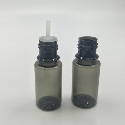 10 ml 透明 ペット用プラスチックボトル 白/黒色 防犯蓋