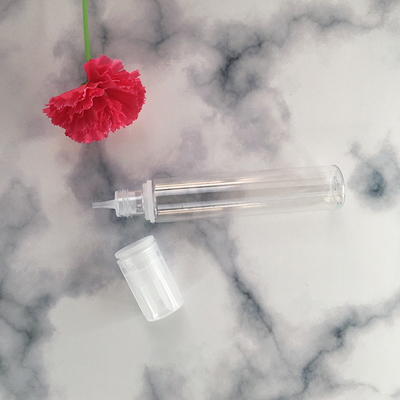 20ml PET 白色透明体 黒のキャップ蓋付き プラスチックボトル 果汁オイル 改ざん証拠