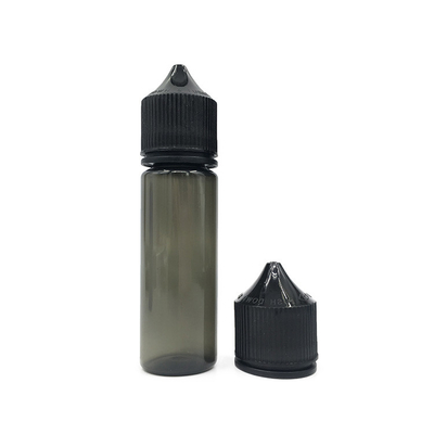 50 ml 圧縮可能な液体PETドロッパーボトル 黒か白の蓋/キャップ