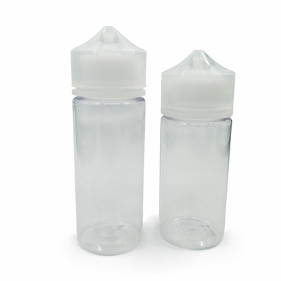 120 ml 透明なオイルドロッパーボトル ブラック/ホワイトドロッパー