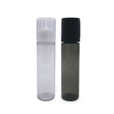 10ml フラット蓋プラスチックボトル 透明黒色