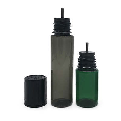 10ml フラット蓋プラスチックボトル 透明黒色