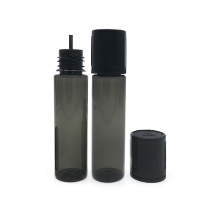 10ml フラット蓋プラスチックボトル 透明黒色