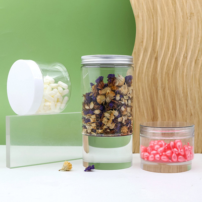 オーダーメイド ロゴ プラスチックのボトル 容器 アルミニウムホイール 密封 さまざまな容量 圧力感受性の蓋