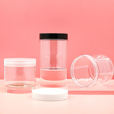 280ML 透明なプラスチック容器 蓋付きの化粧品容器