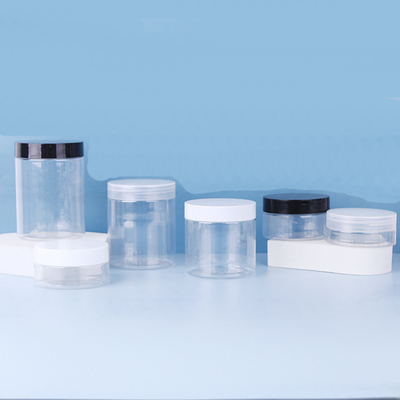 280ML 透明なプラスチック容器 蓋付きの化粧品容器