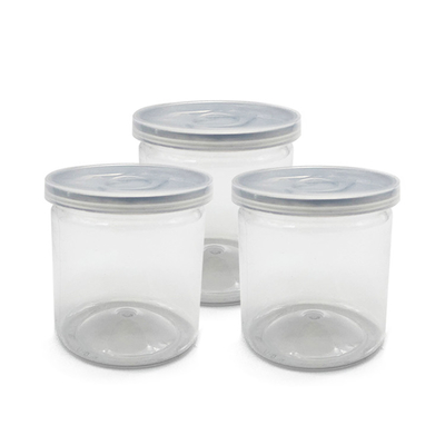 最も人気のある 4oz 8oz クリア 丸いペット プラスチックボトル 食品グレード プラスチック容器