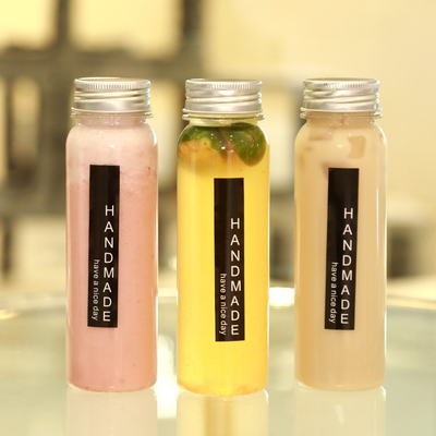 漏れ防止の泡茶器 ハンドル付き 様々なサイズ プラスチック製の飲料容器