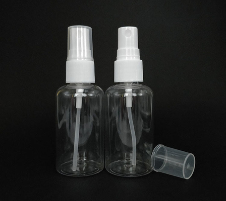 透明 丸い PET プラスチック スプレー ボトル 滑らかな表面 耐久性 日常使用 様々な容量