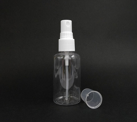 透明 丸い PET プラスチック スプレー ボトル 滑らかな表面 耐久性 日常使用 様々な容量