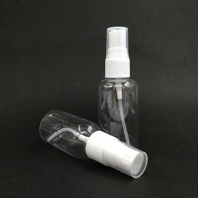 クラシック 丸い PET プラスチック スプレー ボトル 滑らかな表面 日常使用のための様々な容量