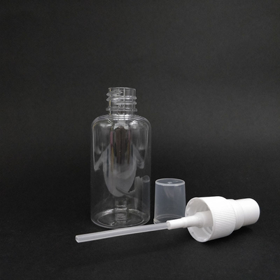 クラシック 丸い PET プラスチック スプレー ボトル 滑らかな表面 日常使用のための様々な容量