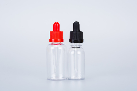 ドロッパーボトル 10-120ml スムーズスクリューキャップ カスタムロゴ 透明 黒 カスタマイズ