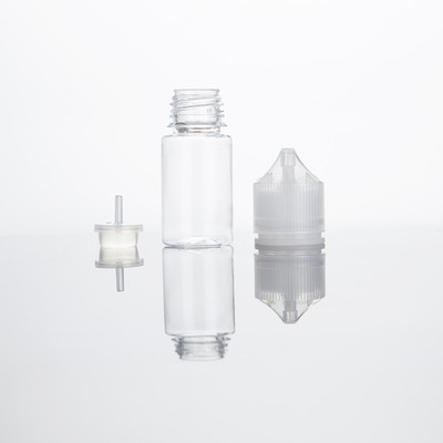 子供用透明 PET液体滴滴器ボトル / E液体ボトル