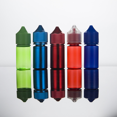 パーソナライズ可能な10ml-100ml PET液体滴滴器ボトルとChildproofスクリューキャップ