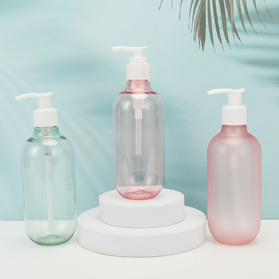 仕様変更可能な白いプラスチックローションボトル