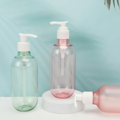 仕様変更可能な白いプラスチックローションボトル