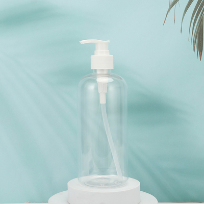 丸型 PMMA プラスチックローション ボトル 形をカスタマイズできる PET コラー UV 電波蓋 250ml-500ml