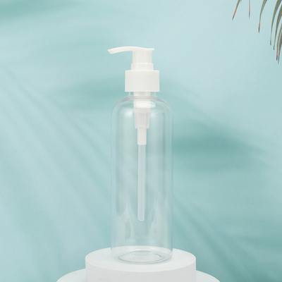 丸型 PMMA プラスチックローション ボトル 形をカスタマイズできる PET コラー UV 電波蓋 250ml-500ml
