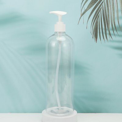 丸型 PMMA プラスチックローション ボトル 形をカスタマイズできる PET コラー UV 電波蓋 250ml-500ml