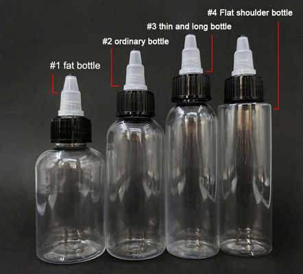 液体貯蔵のための複数の容量を持つカスタマイズされたプラスチックスクリュートップボトル