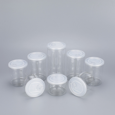 オーダーメイド 透明なプラスチック製の瓶 コンテナ アルミ蓋 サイズ2oz-8oz 美容用品