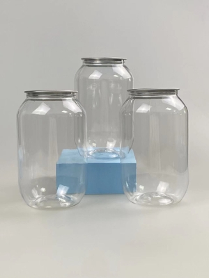 パーソナライズされたロゴとデザインのための透明な仕上げでカスタマイズされた滑らかなプラスチック化粧品ボトル