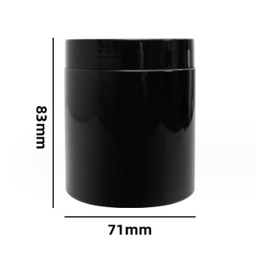 ホットセール 30ml 50ml 100ml 120ml 150ml マットブラックフォレスト 蓋付きプラスチック容器