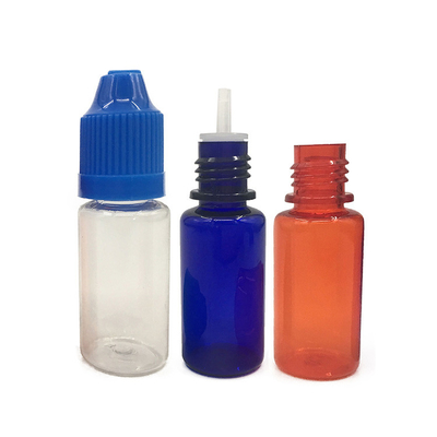透明 10ml 15ml 30ml 60ml 80ml 100ml PETE液体ボトル オーダーメイドロゴスクリーン印刷